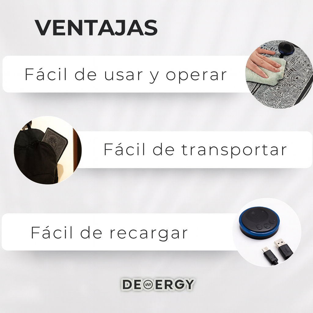 Relaja tus pies al instante: Masajeador EMS portátil que mejora tu circulación