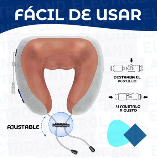 Masajeador Cervical Inteligente: relájate donde quieras, cuando quieras.