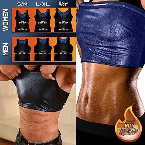 Chaleco Sauna Reductor “ThermoFit Pro” – Activa tu Sudor, Define tu abdomen