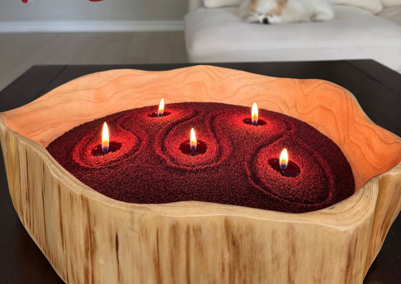 🕯️Vela Aromática de Arena Perlada – Decora, Relaja y Transforma tu Espacio🕯️