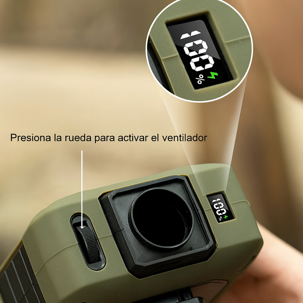 Ventilador Ultra Pro™ – Potencia portátil para vencer el calor donde estés