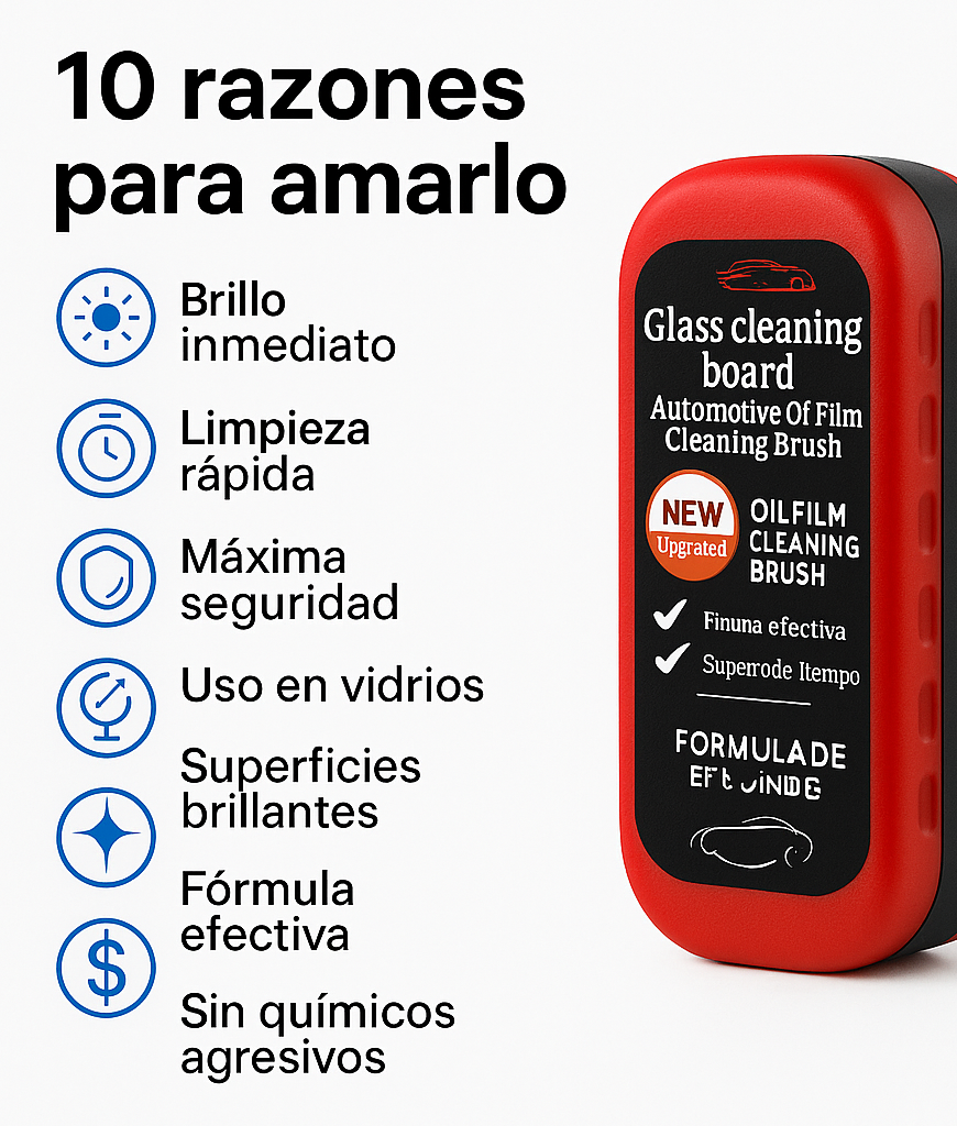 ClariGlass™ – Ventanas y Cristales Impecables en Un Solo Paso