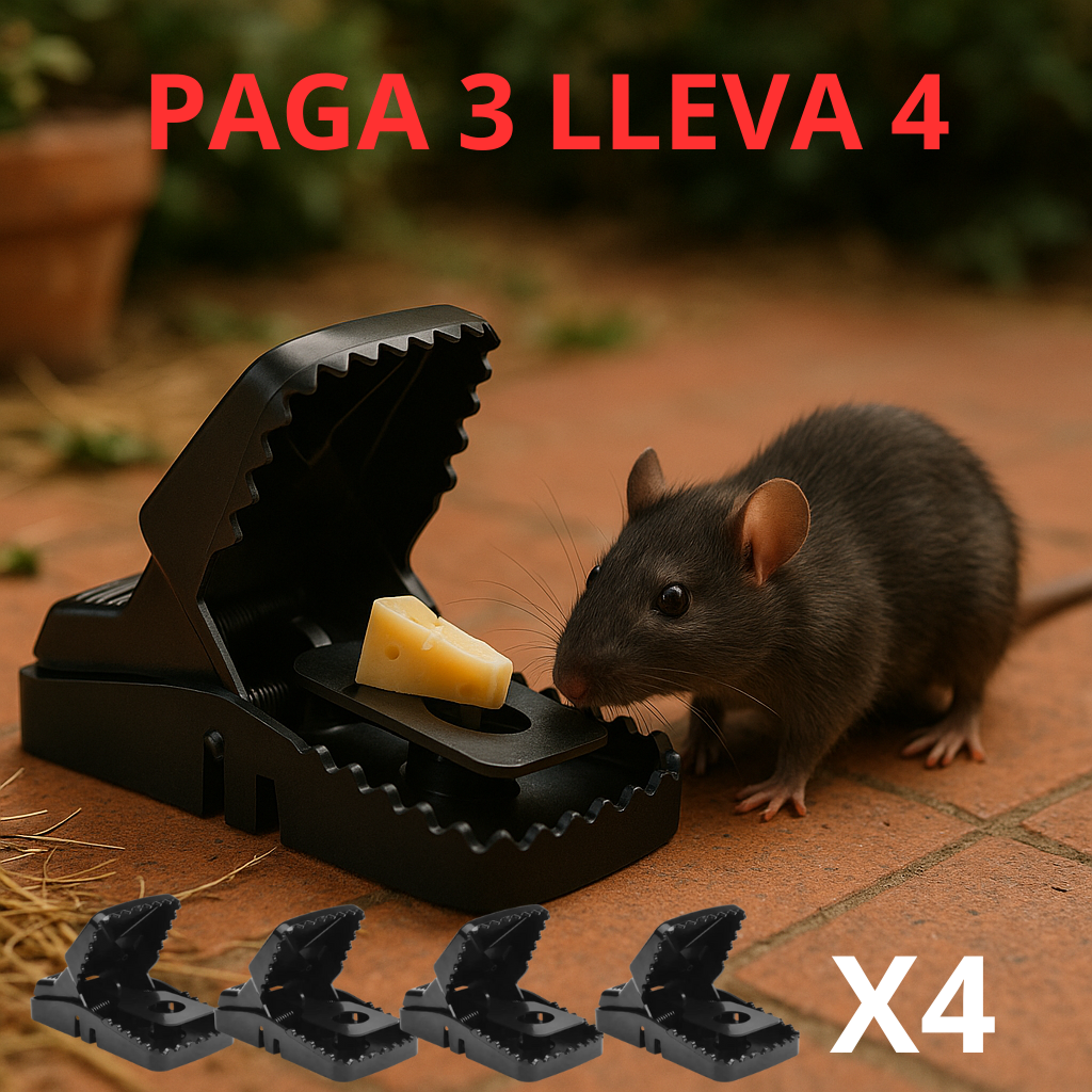 Trampa para Ratones y Ratas – Control efectivo, limpio y seguro