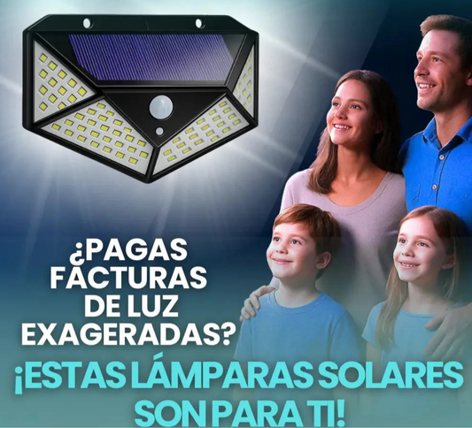 Lámpara Solar SecureLight con Sensor de Movimiento – Iluminación Potente y Ahorro Total