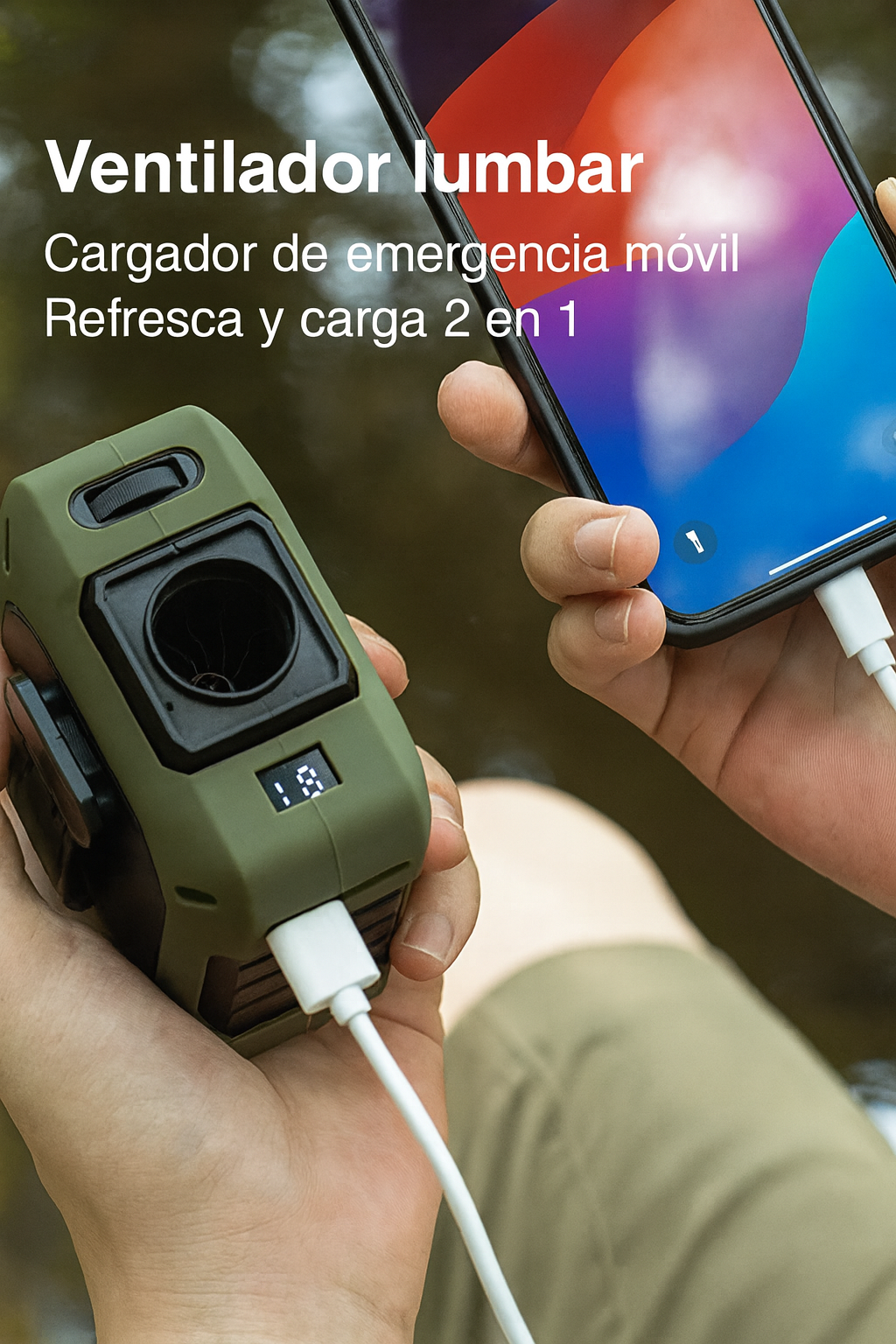 Ventilador Ultra Pro™ – Potencia portátil para vencer el calor donde estés