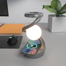 Lámpara Levitante Magnética – Tecnología que flota y carga tu movil
