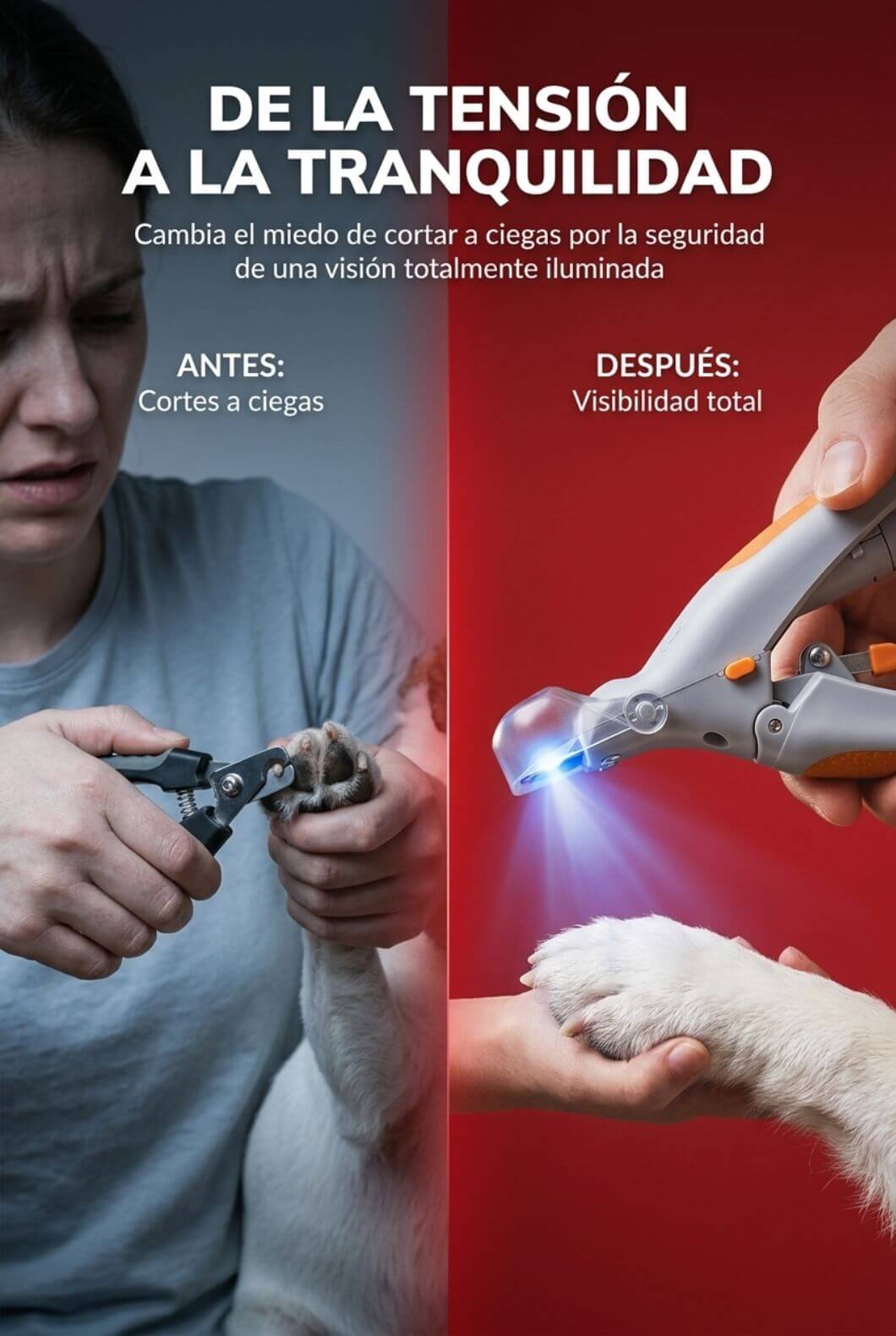 Cortaúñas LED para mascotas — imagen 1