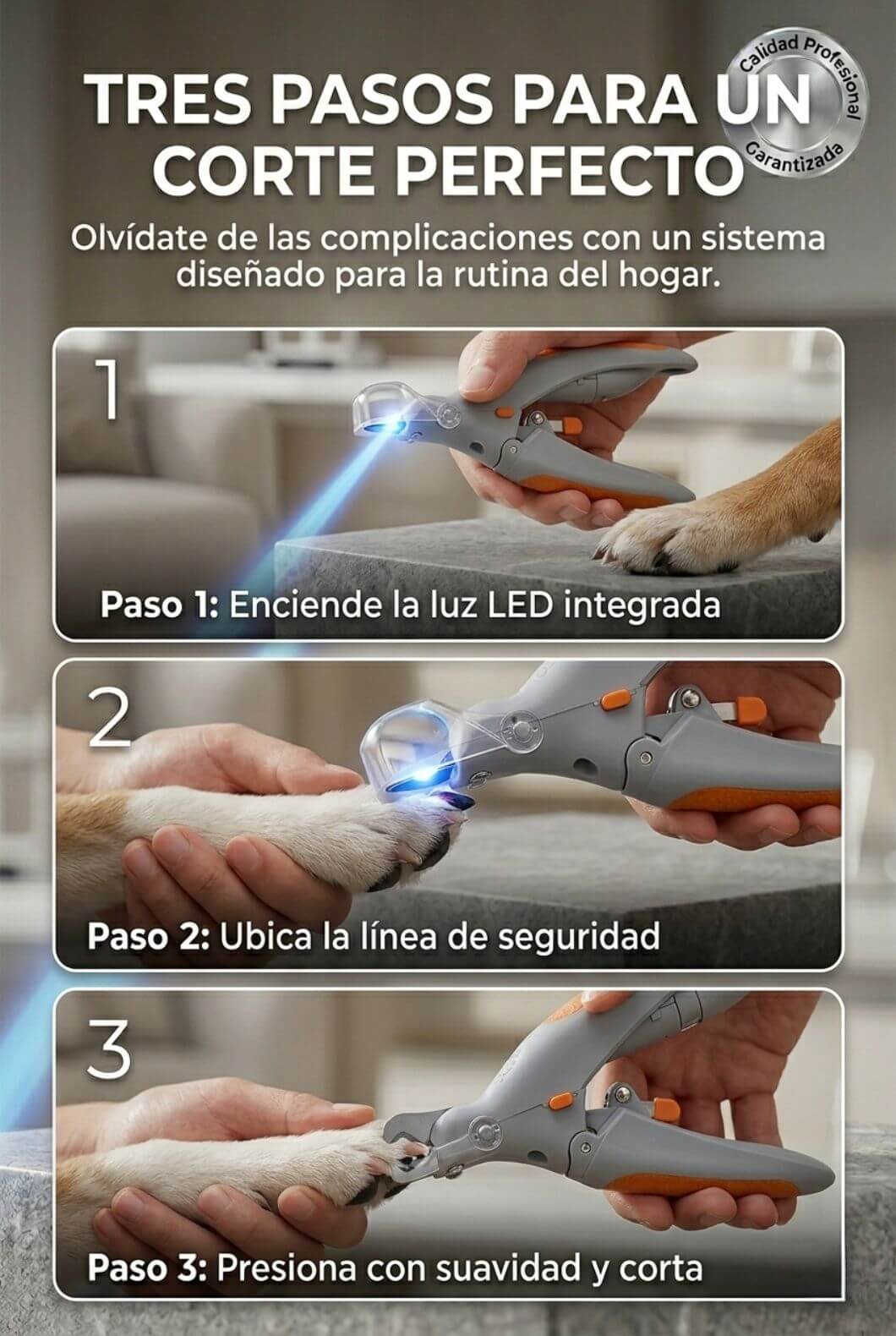 Cortaúñas LED para mascotas — imagen 3